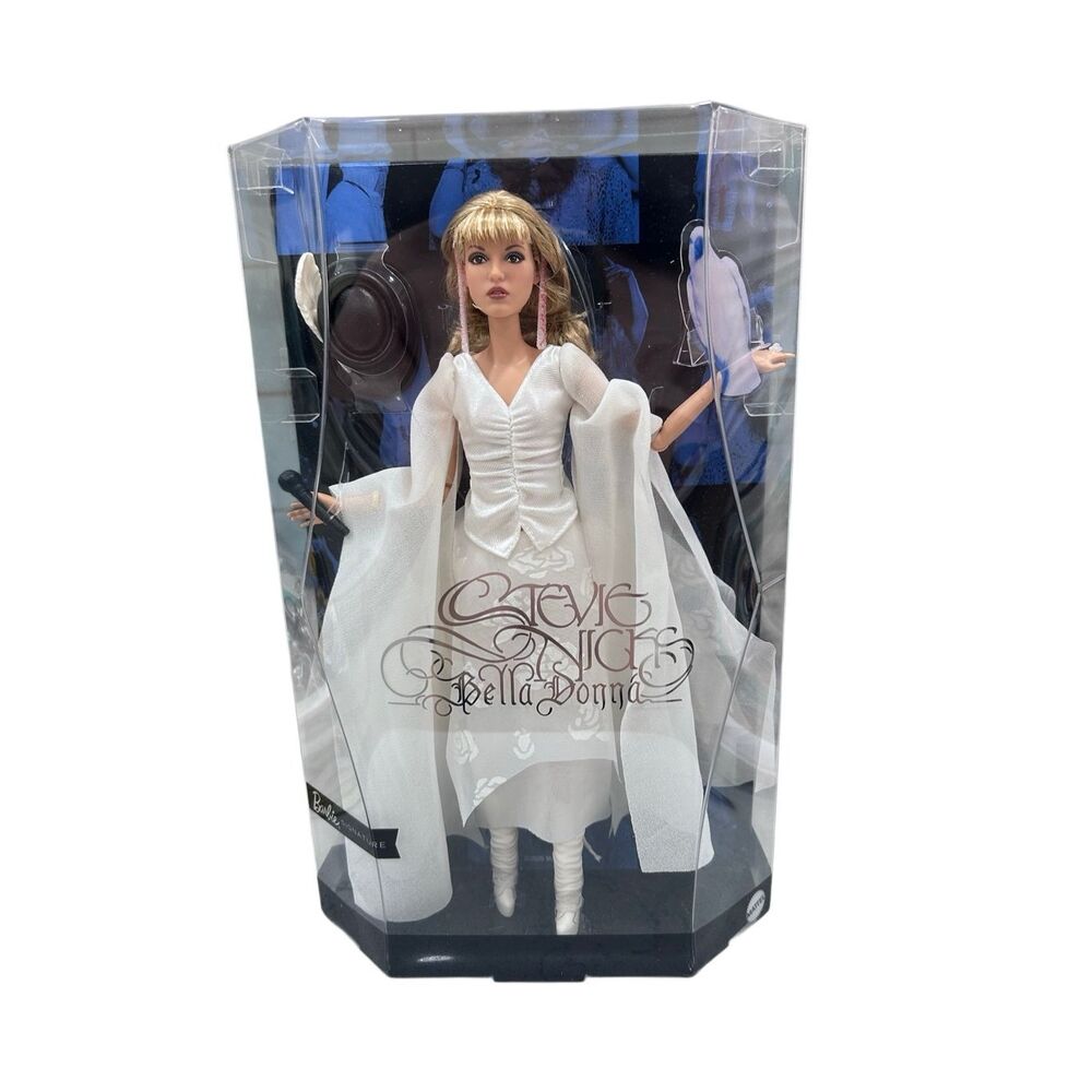 NWT Mattel Barbie Stevie Nicks Bella Donna Collector Doll W/ Dress & Accessories